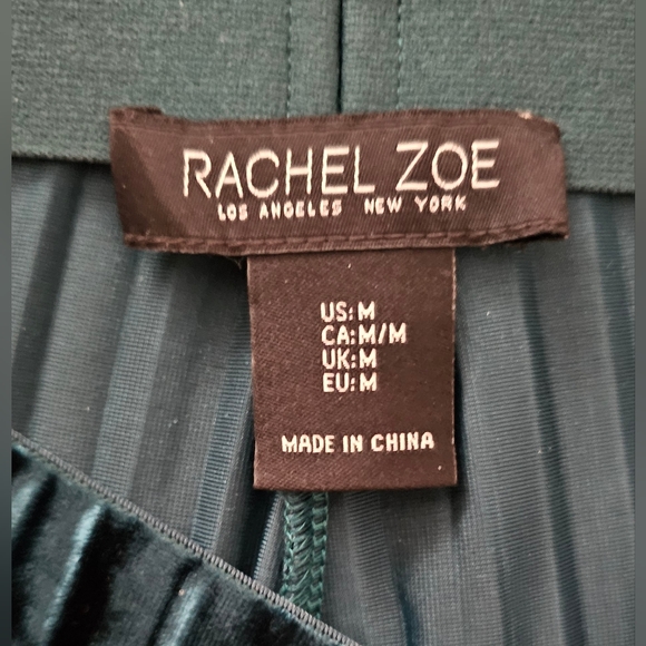 Rachel Zoe High-Rise Pull-On Velour Pants Medium - Picture 4 of 4